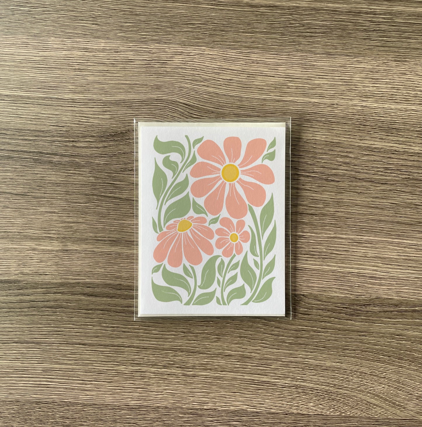 daisy greeting card