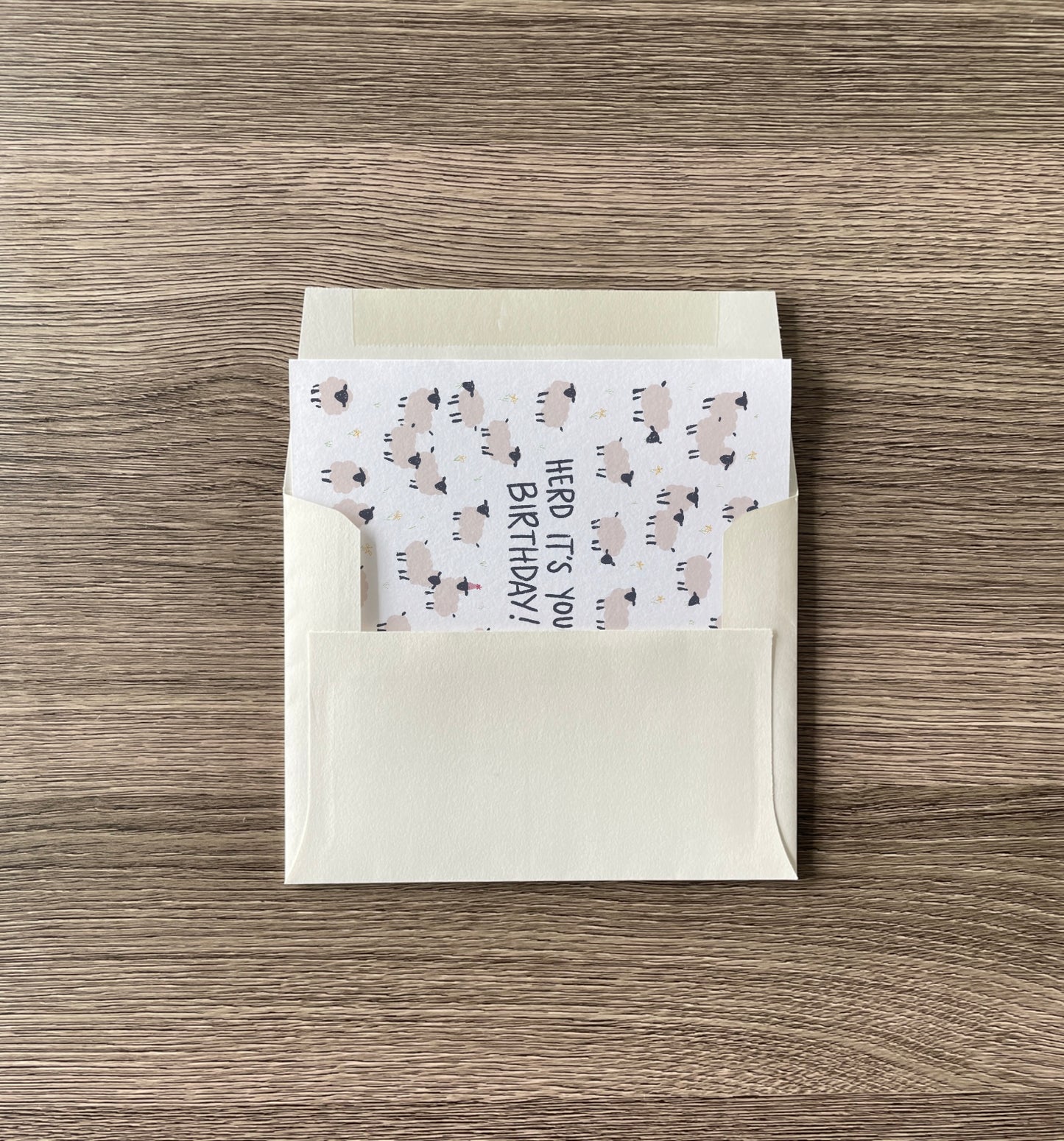 ‘herd it's your birthday!’ birthday card